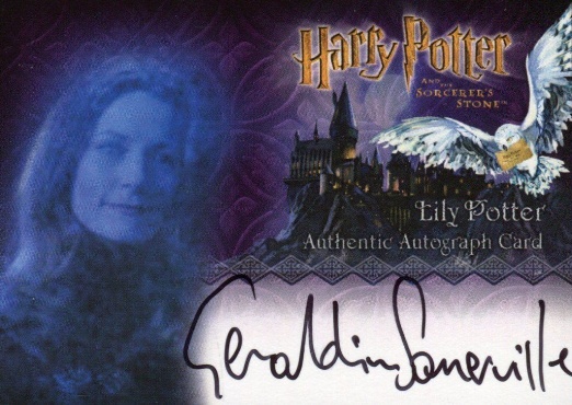 Geraldine Somerville as Lilly Potter - Front