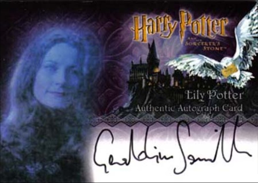 Geraldine Somerville as Lilly Potter - Front