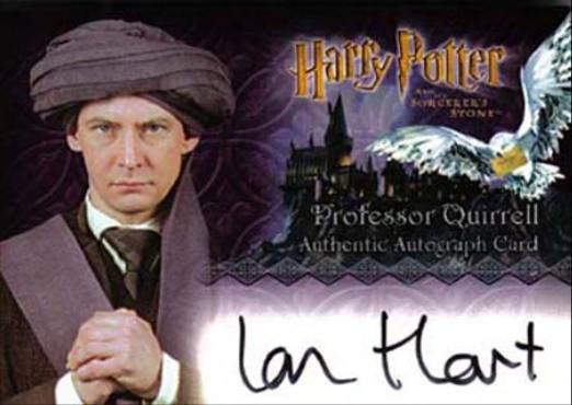 Ian Hart as Professor Quirrell - Front