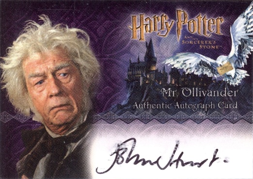 John Hurt as Olivander - Front
