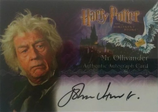 John Hurt as Olivander - Front