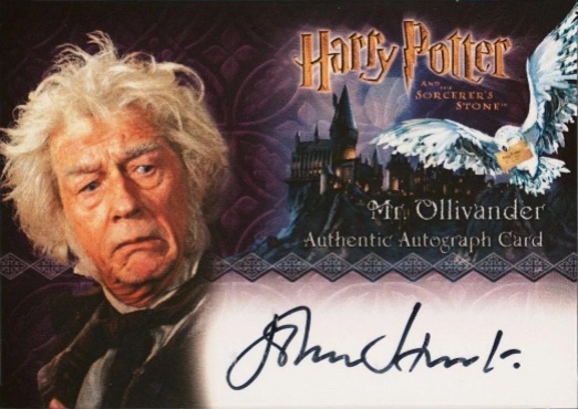 John Hurt as Olivander - Front