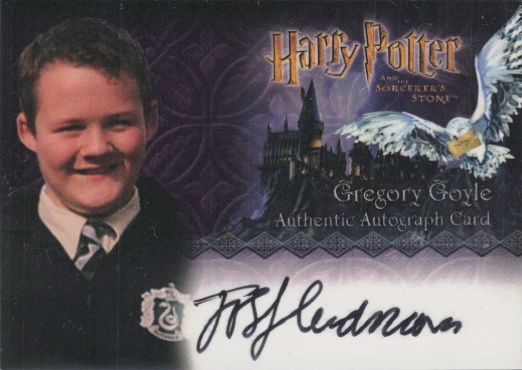 Joshua Herdman as Gregory Goyle - Front