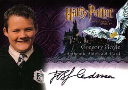 Joshua Herdman as Gregory Goyle - Front