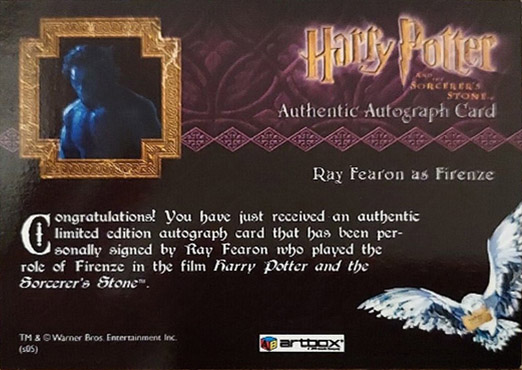 Ray Fearon as Firenze - Back