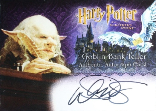 Warwick Davis as Gringotts Goblin