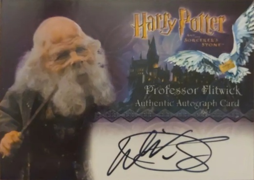 Warwick Davis as Professor Flitwick - Front