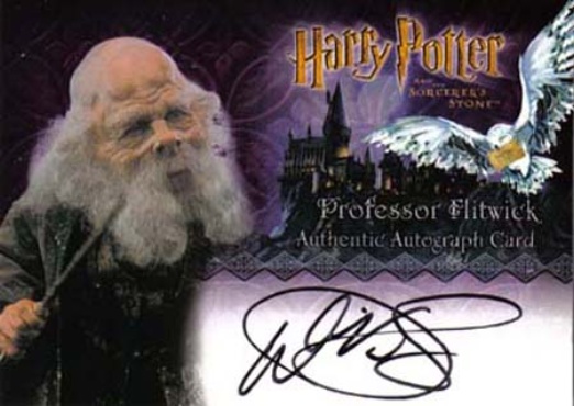 Warwick Davis as Professor Flitwick - Front