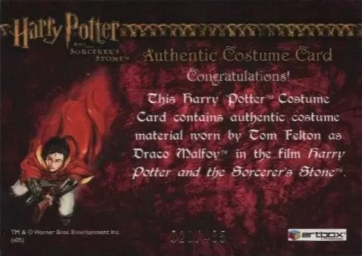 Draco Malfoy's Scarf - Back