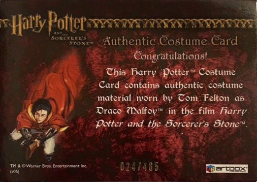 Draco Malfoy's Scarf - Back