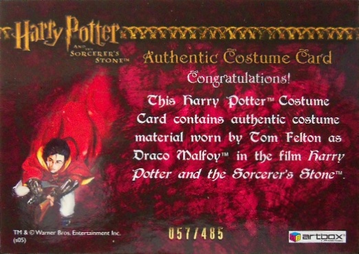 Draco Malfoy's Scarf - Back