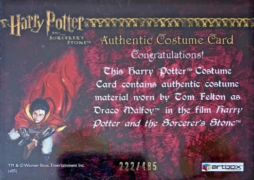 Draco Malfoy's Scarf - Back