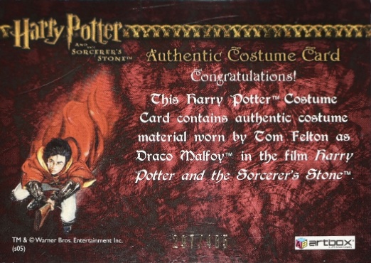 Draco Malfoy's Scarf - Back