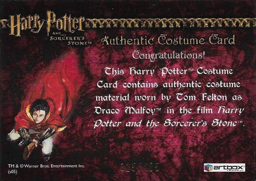 Draco Malfoy's Scarf - Back