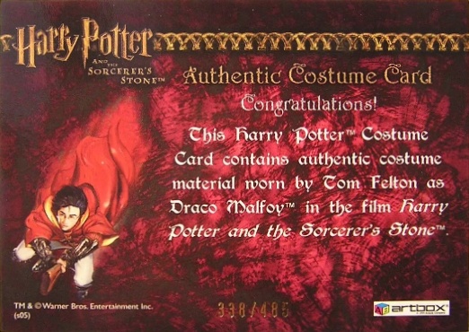 Draco Malfoy's Scarf - Back