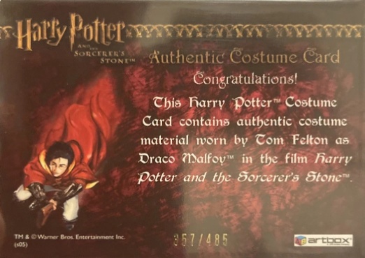 Draco Malfoy's Scarf - Back