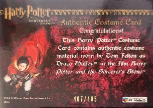 Draco Malfoy's Scarf - Back