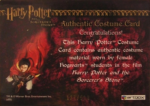 Female Hogwarts Students Costume - Back