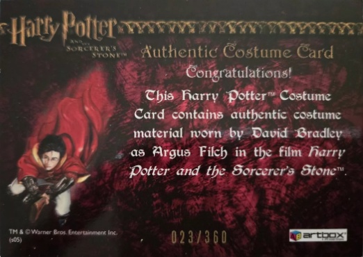 Filch's Pants - Back