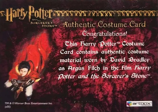 Filch's Pants - Back