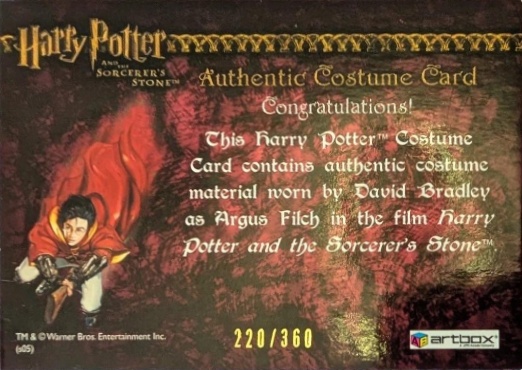 Filch's Pants - Back