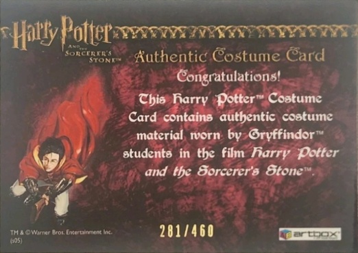 Gryffindor Students Costume - Back