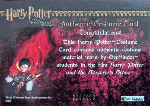 Gryffindor Students Costume - Back