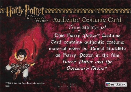 Harry Potter's Pajamas - Back