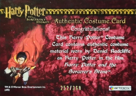 Harry Potter's Pajamas - Back
