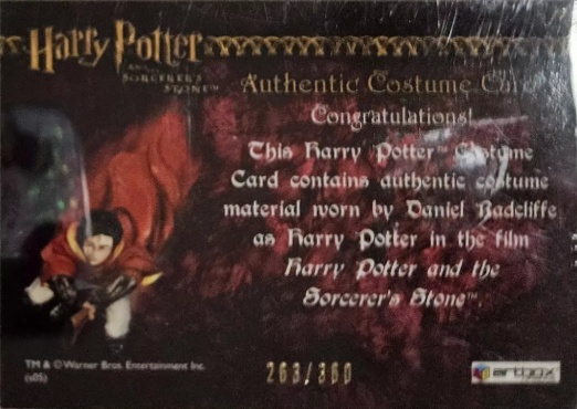 Harry Potter's Pajamas - Back