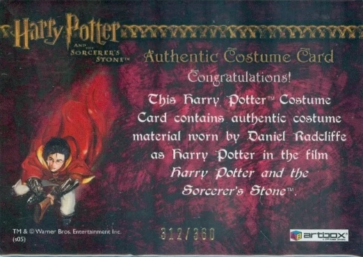 Harry Potter's Pajamas - Back