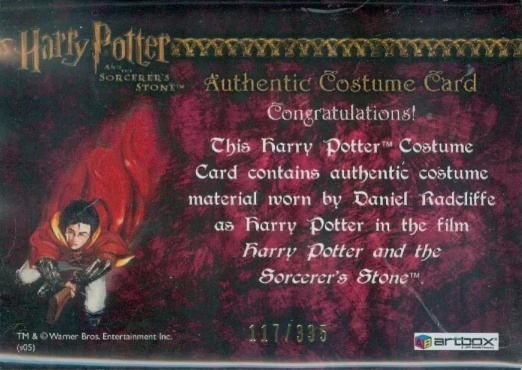 Harry Potter's Quidditch Jumper - Back