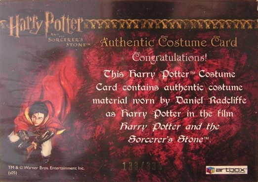 Harry Potter's Quidditch Jumper - Back