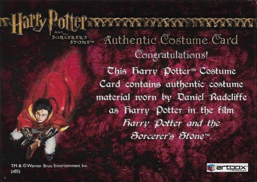 Harry Potter's Quidditch Jumper - Back