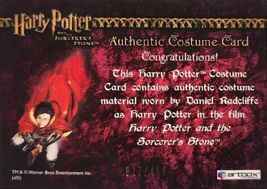 Harry Potter's Quidditch Robe - Back