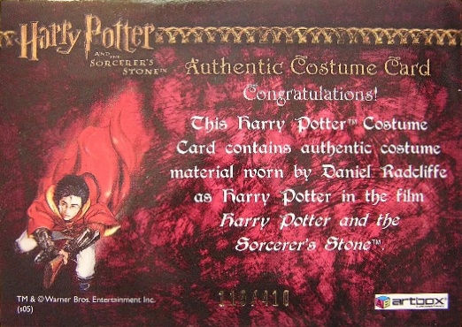 Harry Potter's Quidditch Robe - Back