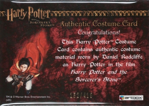 Harry Potter's Quidditch Robe - Back