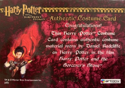 Harry Potter's Quidditch Robe - Back