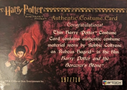 Rubeus Hagrid's Shirt - Back