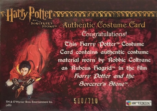 Rubeus Hagrid's Shirt - Back