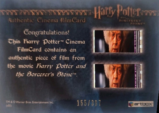 Harry With New Wand in Ollivander's - Back