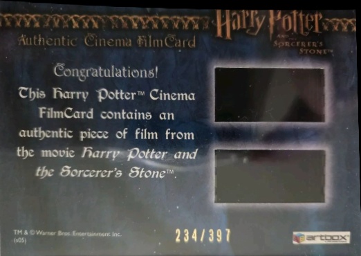 Harry being sorted - Back