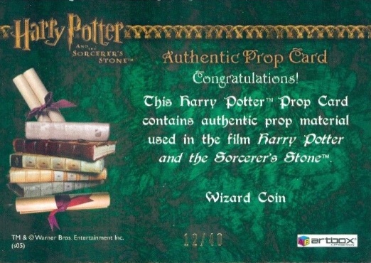 Wizard Coin Silver Sickle - Back