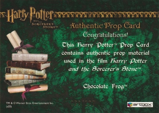 Chocolate Frog - Back