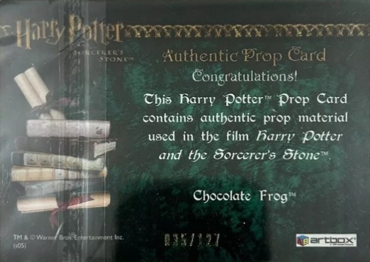 Chocolate Frog - Back