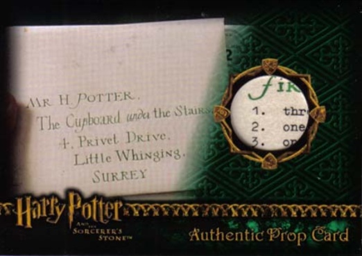Harry's Letter Delivered to 4 Privet Drive - Front