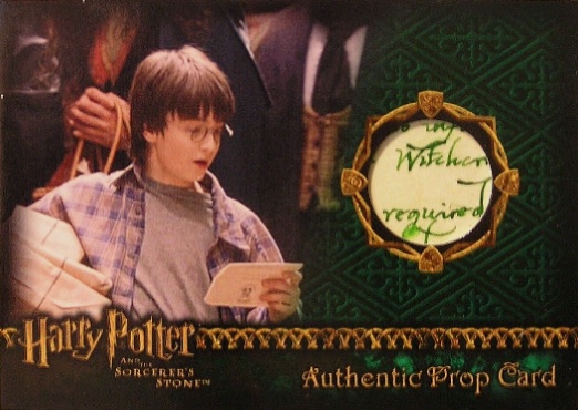Harry's Potter's Shopping List - Front
