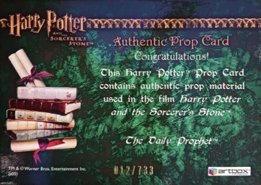 The Daily Prophet - Back