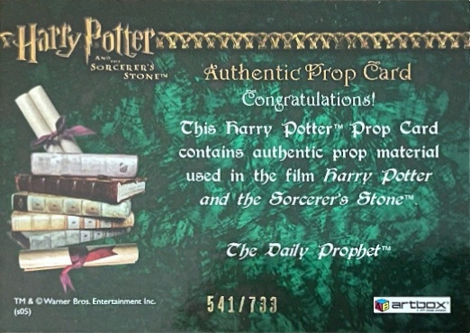 The Daily Prophet - Back