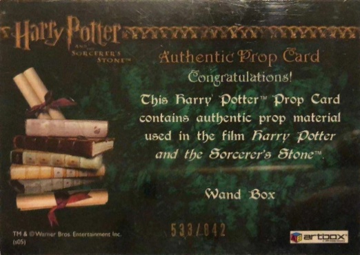 Wand Box - Back